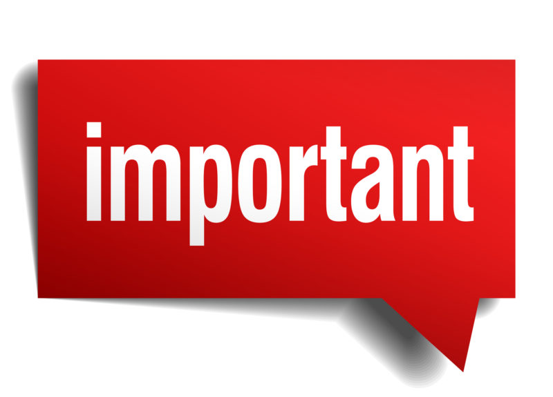 important sign